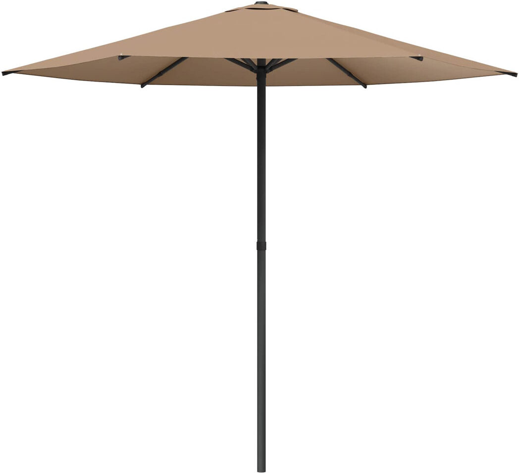 Freeport Park 226 cm W X 226 cm D Balcony Parasol with Manual Lift Taupe 223cm H X 226cm W X 226cm D