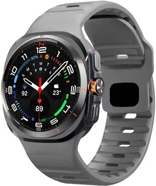 Multicon Wholesale Hub Sport Silicone Bracelet For Galaxy Watch Ultra, Watch Ultra Strap Accessories space Gray Straps