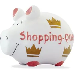 3x KCG, Spardose, Kleinschwein Shopping-Queen 100855
