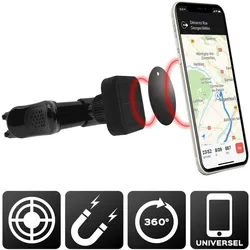Akashi Magnetische Smartphone Autohalterung, Smartphone Halterung, Schwarz