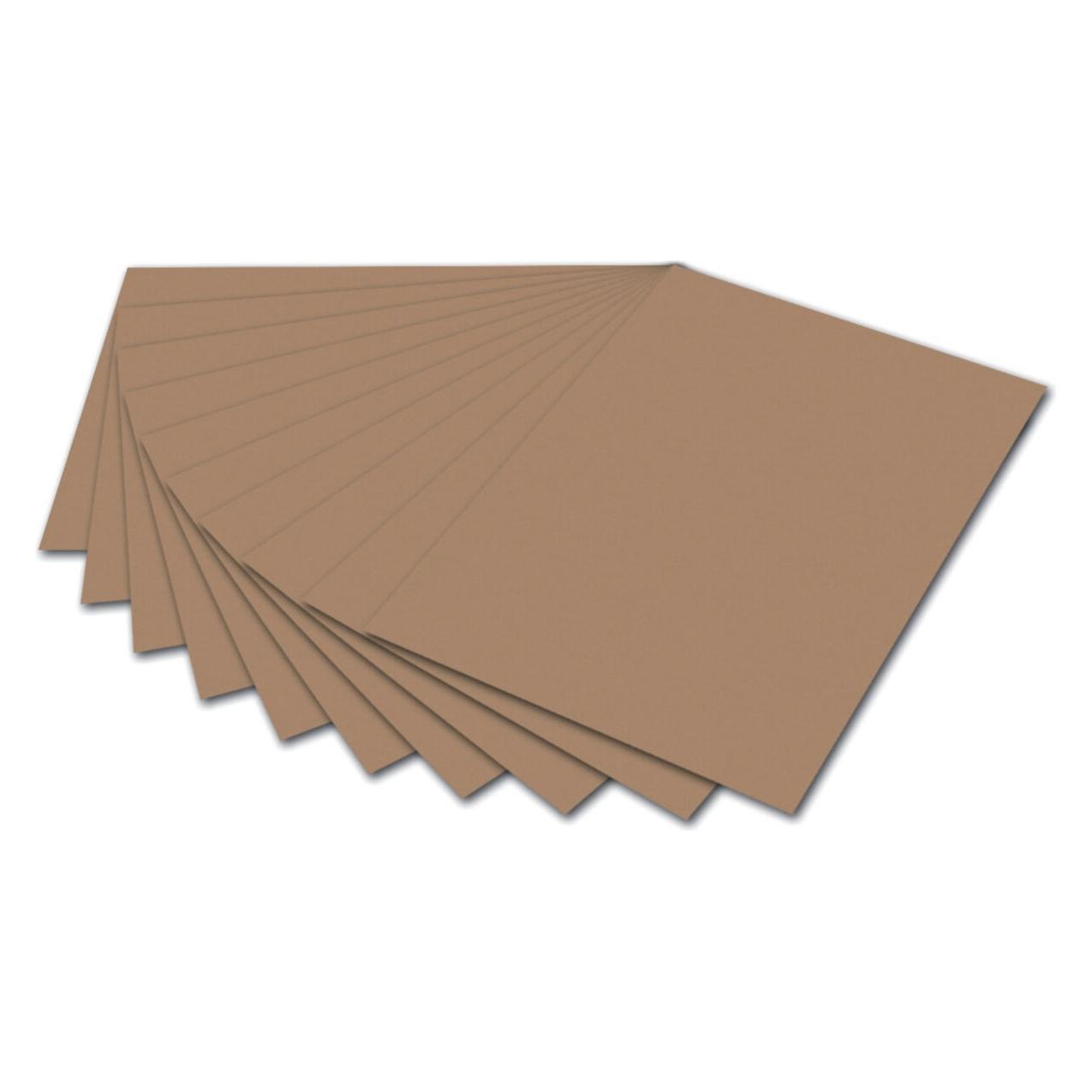 Folia Tonpapier, DIN A4, 130 g/qm, rehbraun (130 g/m²) (6475)