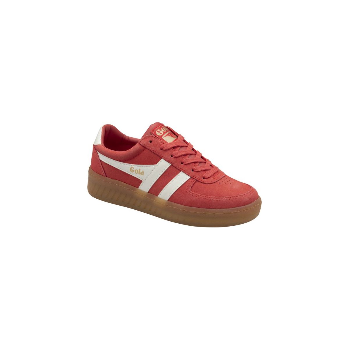 Gola Grandslam Suede Sneaker Women coral/off white/gum (UX) 36 CLA589-UX-36-coraloffwhitegum
