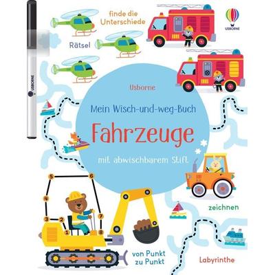 Mein Wisch-und-weg-Buch: Fahrzeuge, Taschenbuch von Kirsteen Robson, Usborne, 978-1-03-570100-1