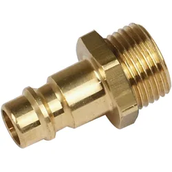 Aircraft Stecknippel mit Außengewinde 1/4" AG / SB