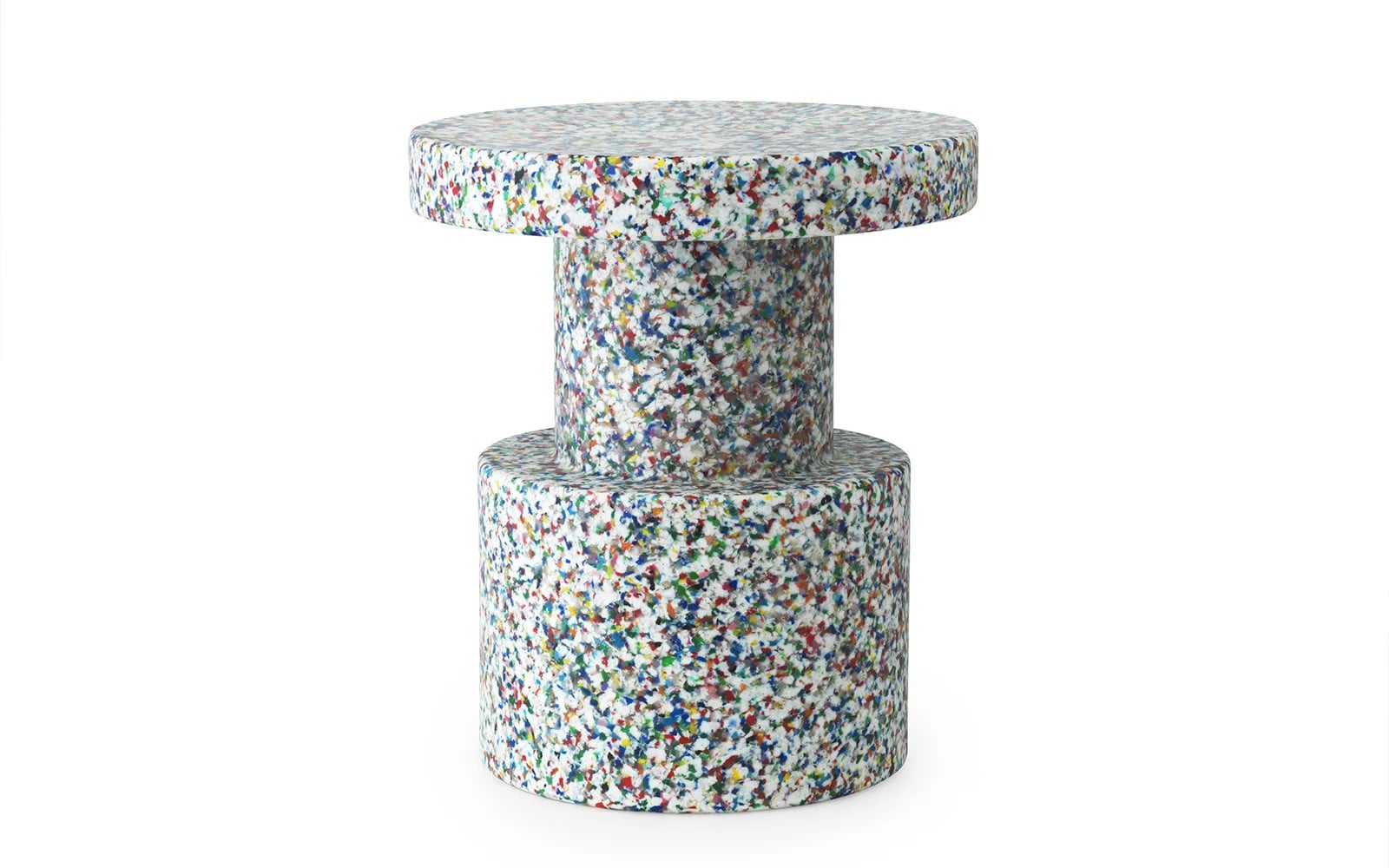 Normann Copenhagen Bit stool bijzettafel wit multi