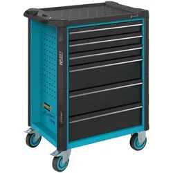 HAZET Werkstattwagen Assistent 179N leer schwarz/blau - 179N-6 - schwarz/blau