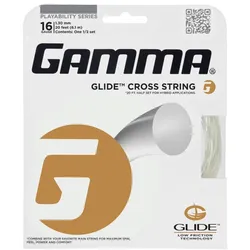 Tennissaite - Gamma GLIDE CROSS STRING - 6 Meter 1,30mm