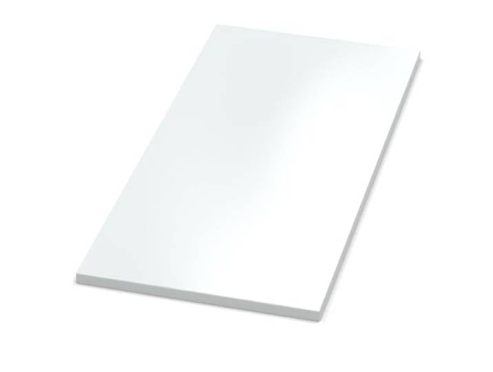 AUPROTEC Tischplatte 28mm weiß 150x80 cm I Spanplatte mit 2mm ABS Kante & PU-Verleimung I melaminharzbeschichtet I robust & wasserabweisend