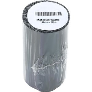 kompatibel für Zebra 2300, Wachs, Thermotransfer, 156 mm x 450 m, schwarz