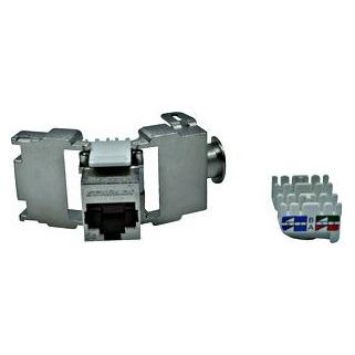 Schrack Keystone modul RJ45 stínený, Cat.5e, samozáÅezový, SFA (Keystone Modul) (HSEMRJ5GWS)