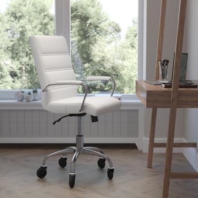 Lancaster Home Executive Chair on Skate Wheels