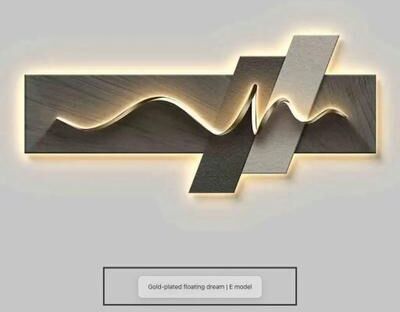 Useful Little Things Modern Luxury LED Ambient Light Wall Art Painting For Living Room e 47.24 X 21.26 In