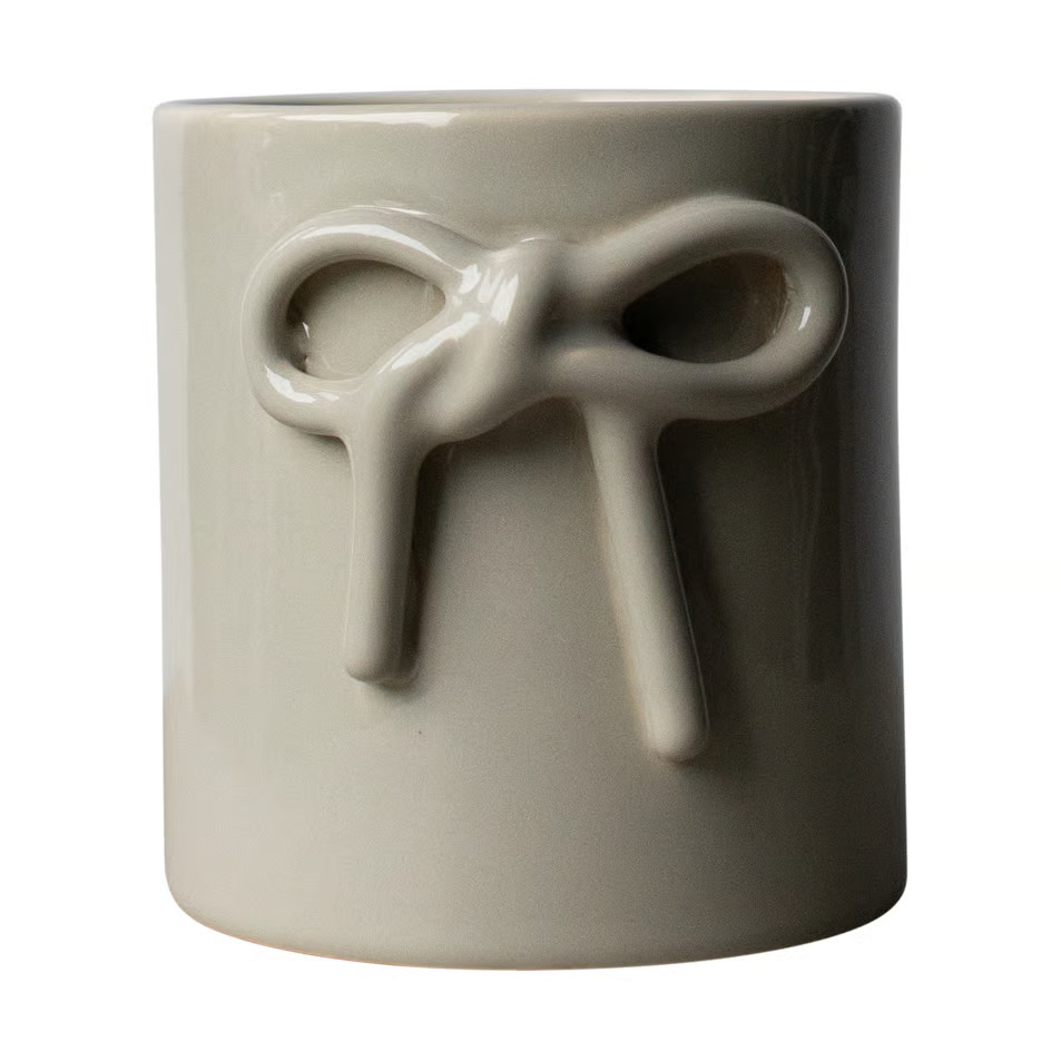 DBKD Bow pot Ø11 cm Shiny mole