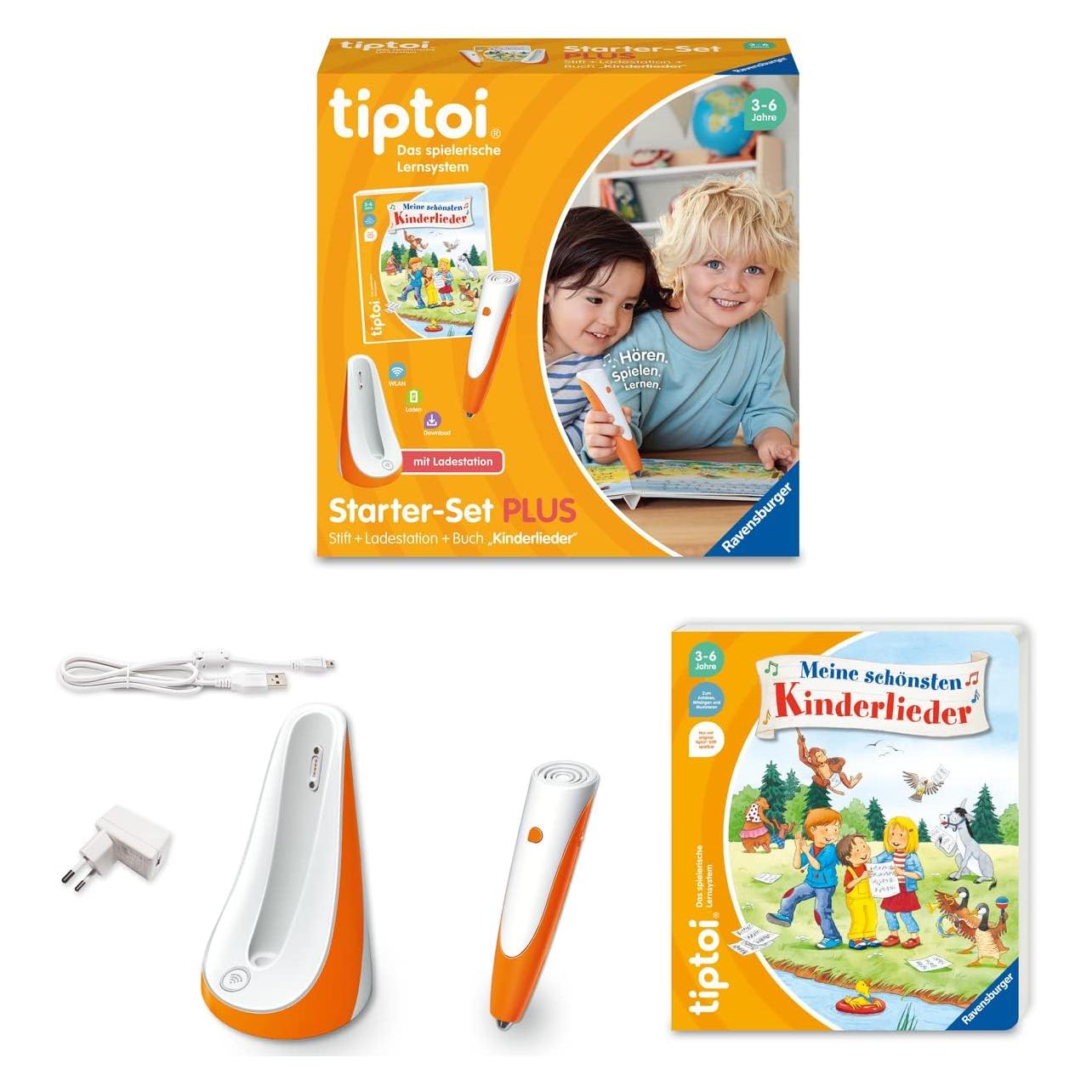 Ravensburger Tiptoi Starter-Set + Buch Meine schönsten Kinderlieder (Deutsch, 3 - 6 Jahre) (00159)