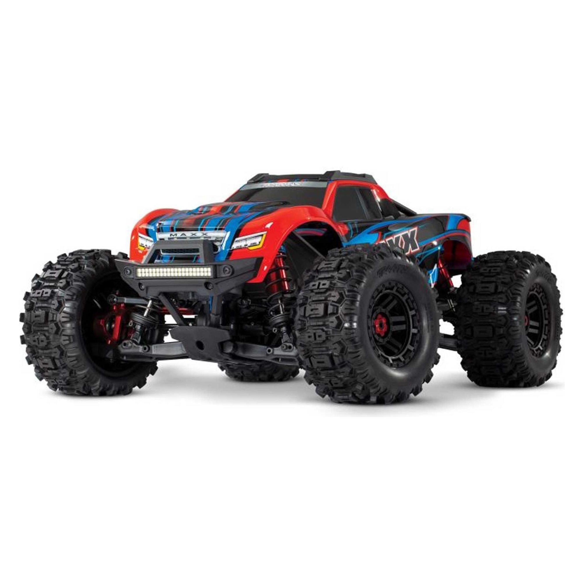 Traxxas Reifen auf Felge schwarz (Dual-Profil 2.8/3.6) Sledgehammer (TRX8973)