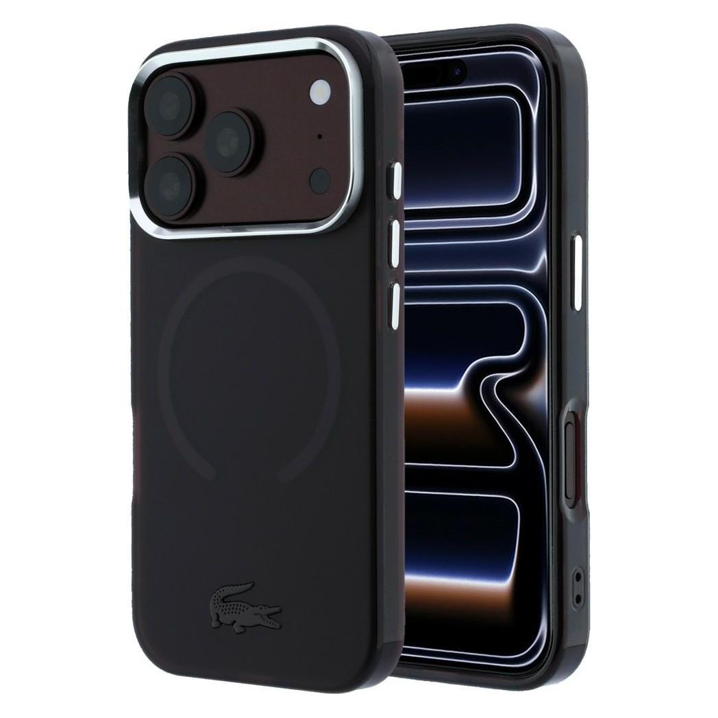 Lacoste Case IML Frosted MagSafe for iPhone 18 Pro / 17 Pro burgundy (Apple iPhone 17 Pro, Apple iPhone 18 Pro) (76208845)