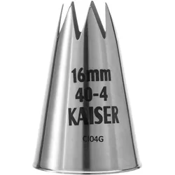 5x Kaiser Sterntülle, Spritzbeutel