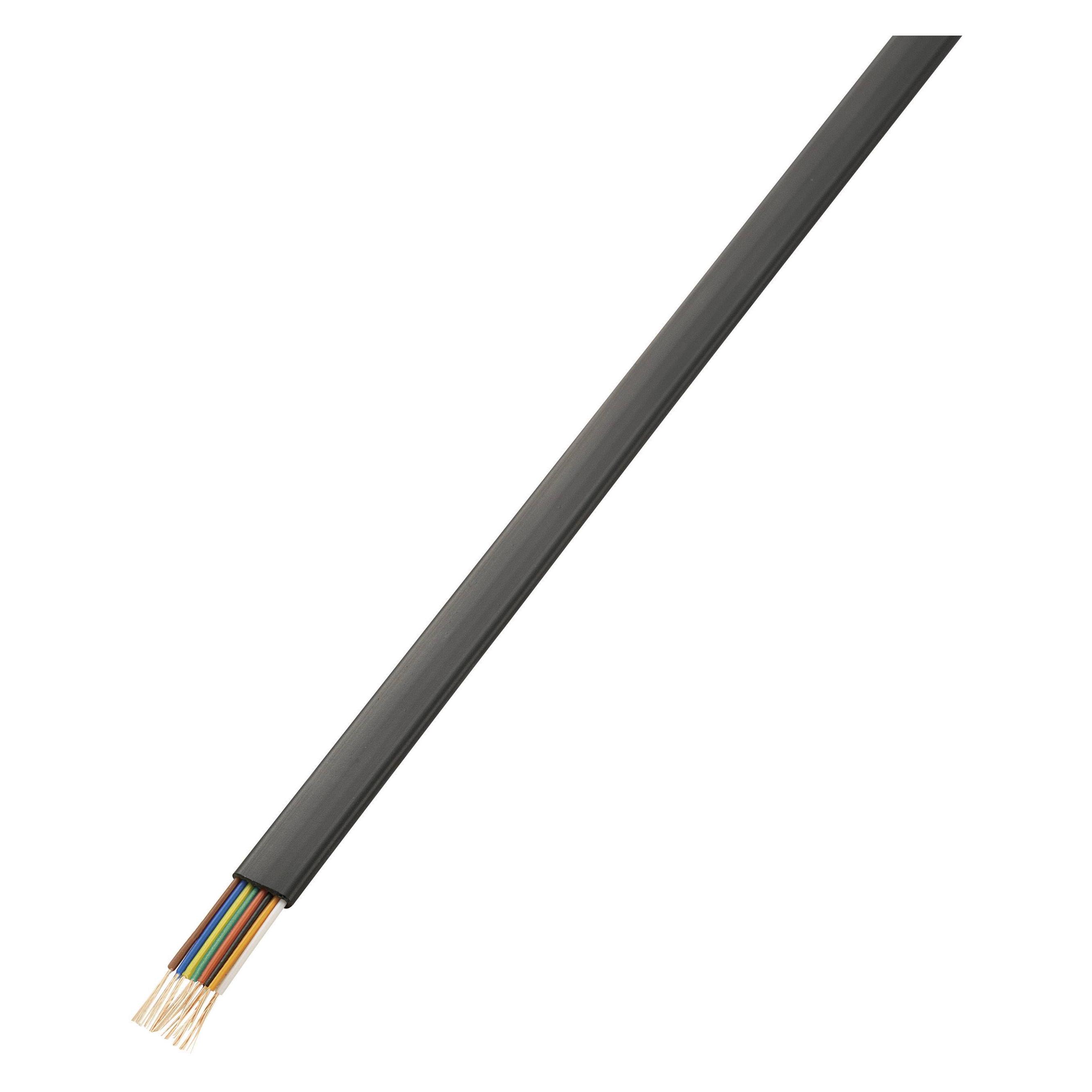 Tru Components CCA Flachband-Telefonleitung, abgepackt (1564536)