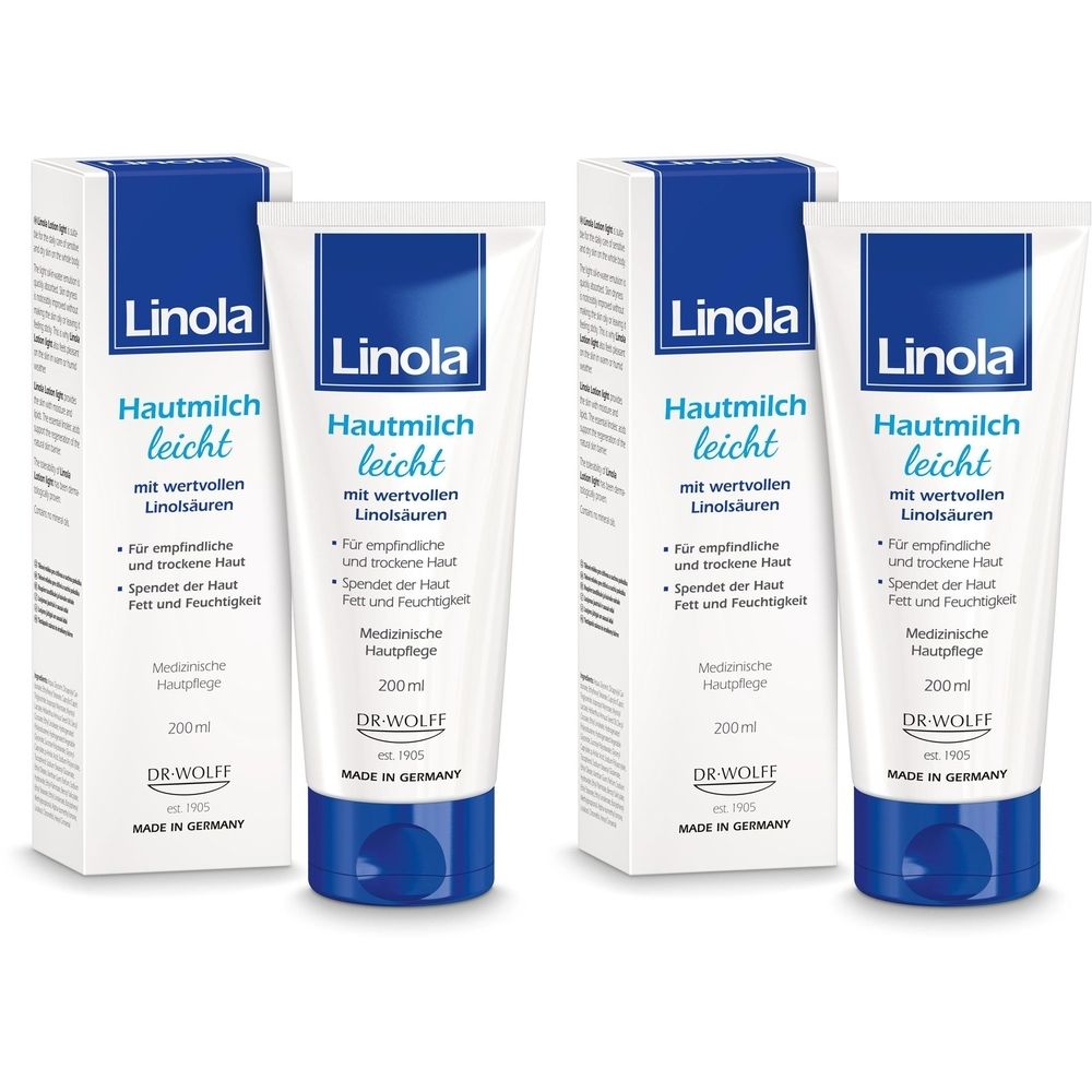 Linola Hautmilch leicht 2x 2x200 ml Milch