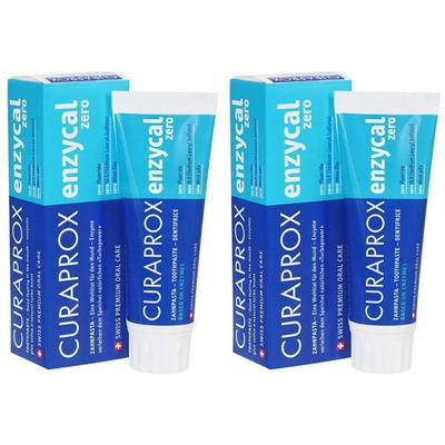 CURAPROx Enzycal Zero x2 2x75 ml Zahnpasta