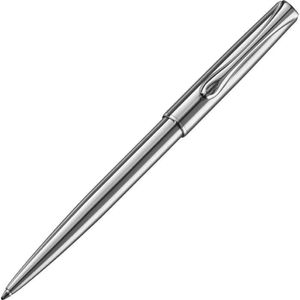Diplomat Kugelschreiber Traveller, silber verchromt, Metall, Schreibfarbe schwarz