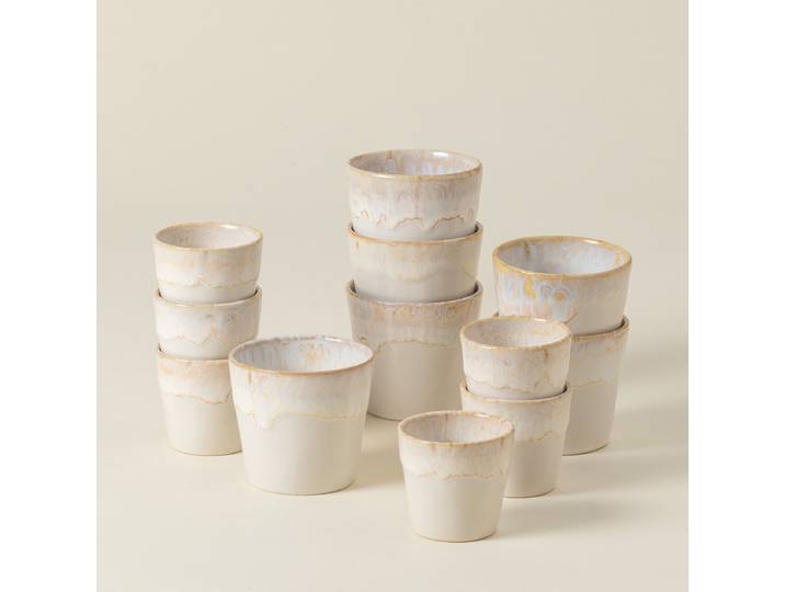 Ensemble de tasses Grespresso Type B Blanc/Blanc