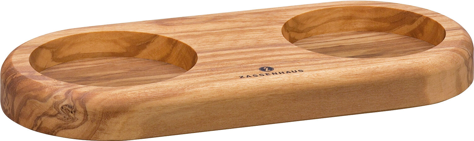 Zassenhaus Sottomacinino per 2 Macinini Legno d'Ulivo