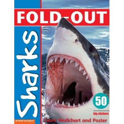 Fold-Out Poster Sticker Book: Sharks, Zubehör von Dominic Zwemmer, Award Publications, 978-1-907604-47-8