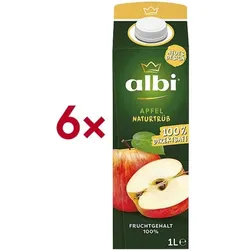 Albi Fruchtsaft »Apfel Direktsaft naturtrüb« 6 Stück je 1 Liter