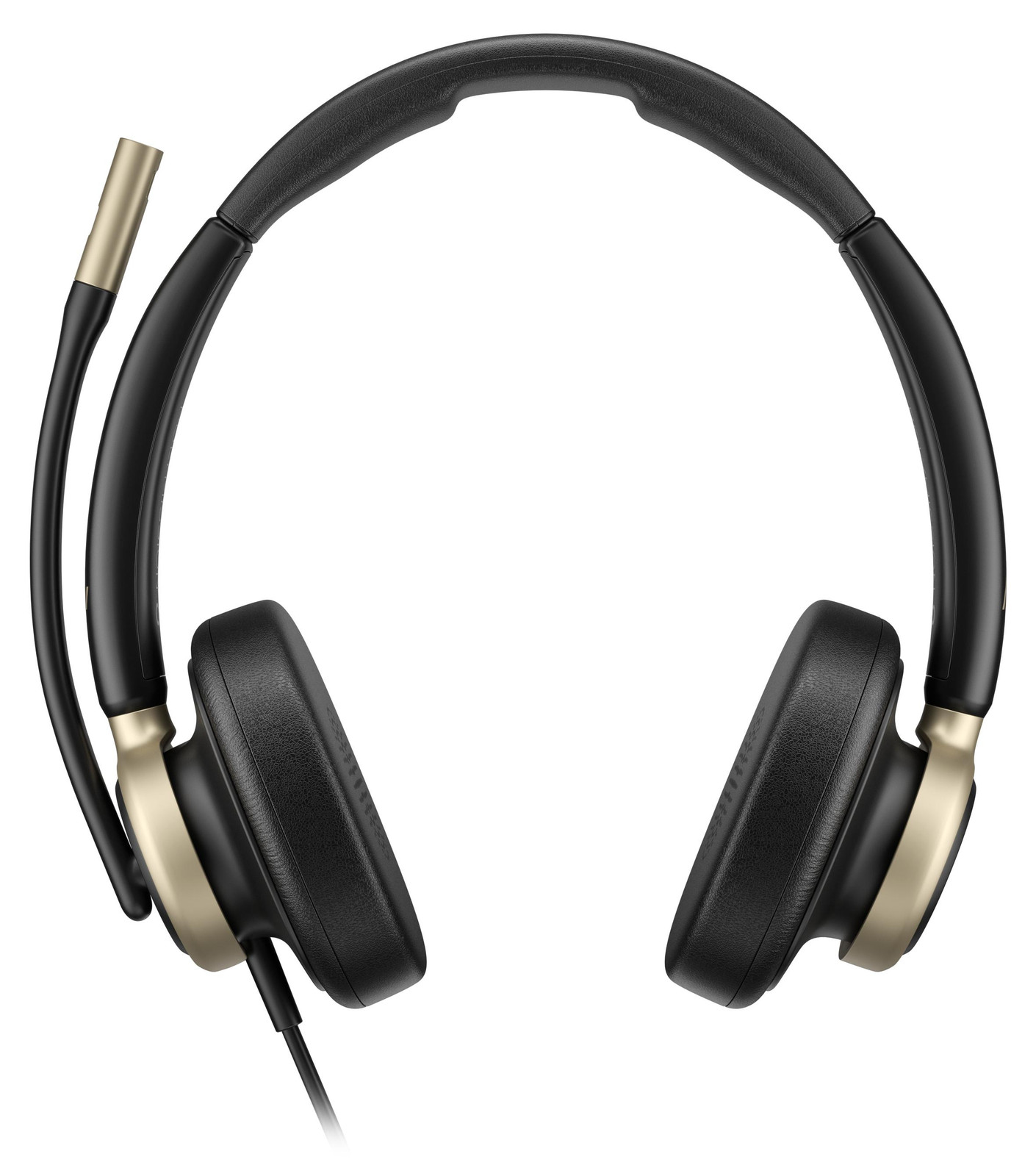 HP Poly Mission 825 Stereo USB-hoofdtelefoon met microfoon, zwart