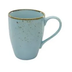 6er-Set CreaTable Kaffeebecher Nature Collection 300 ml Steinzeug Blau Hellblau
