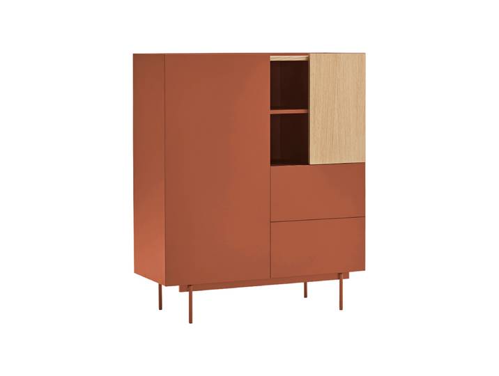 Design Highboard „Otto“ Arkilla / Eiche Teulat