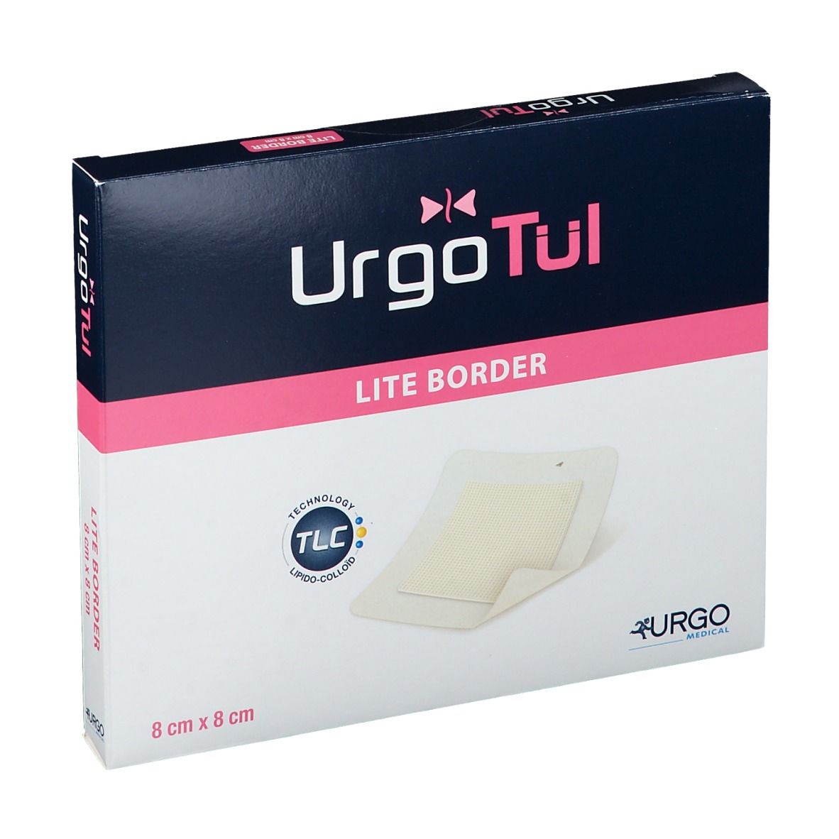 Urgotül Lite Border 8x8 cm Verband 10 St