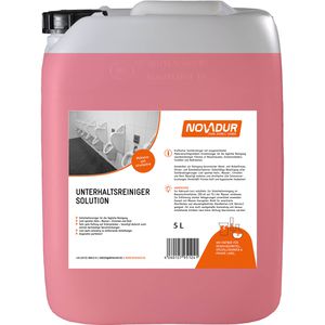 Novadur WC-Reiniger Unterhaltsreiniger Solution, flüssig, mit Frischeduft, Kanister 5 Liter