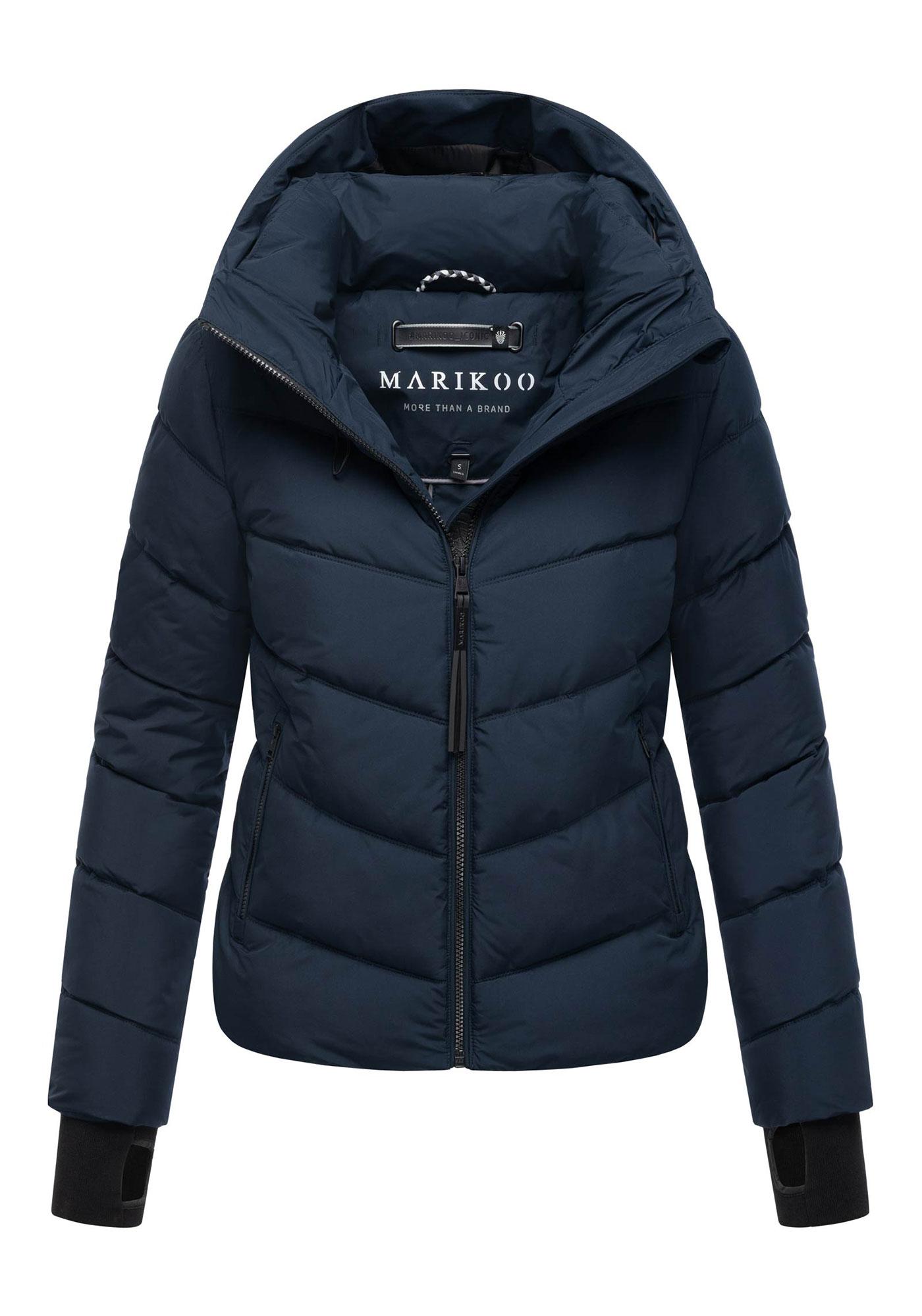 Marikoo Damen Steppjacke Yukanii mit Kapuze & femininer Passform