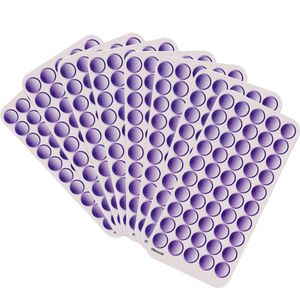 Betzold Aufnahmesticker 755369, Stickerbogen-Set lila, für Tellimero-Hörstift, 400 Stück