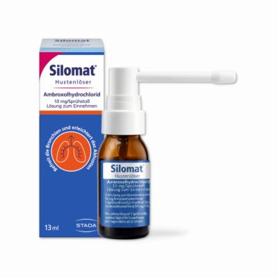 STADA Consumer Health Deutschland GmbH SILOMAT Hustenlöser Ambroxol 10mg/Sprü.Lsg.z.Einn. 13 ml 20045157