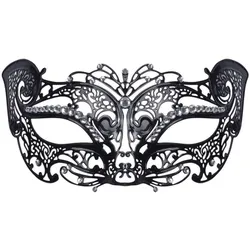 Metamorph Gatta nero – Venezianische Maske aus Metall