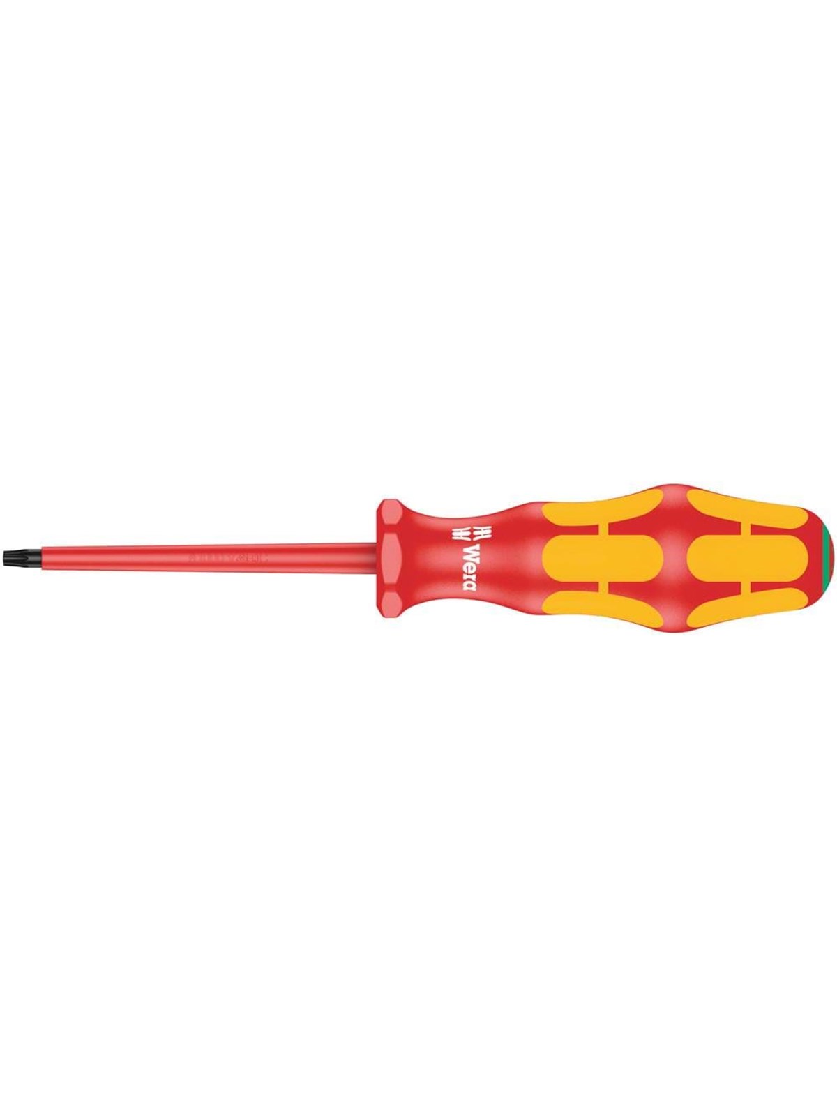 Wera 167 i VDE-isolierter TORX-Schraubendreher, TX 15 x 80 mm