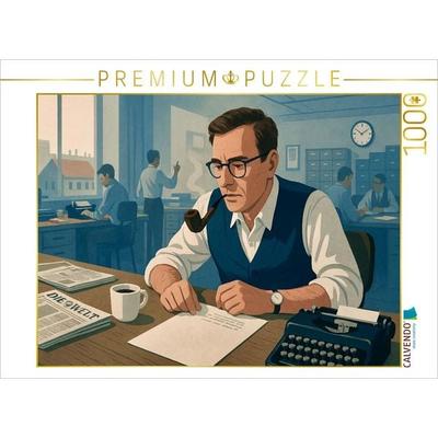 CALVENDO Puzzle Siegfried Lenz | 1000 Teile Lege-Größe 64x48cm Foto-Puzzle für glückliche Stunden