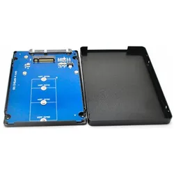 CoreParts MSNX1001B Speicherlaufwerksgehäuse 2.5" SSD-Gehäuse Schwarz, SSD + Festplatte Zubehör