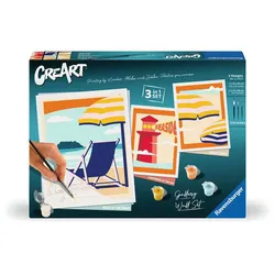 Ravensburger CreArt - Malen nach Zahlen 23901 - Gallery Wall Set - At the Beach - ab 12 Jahren