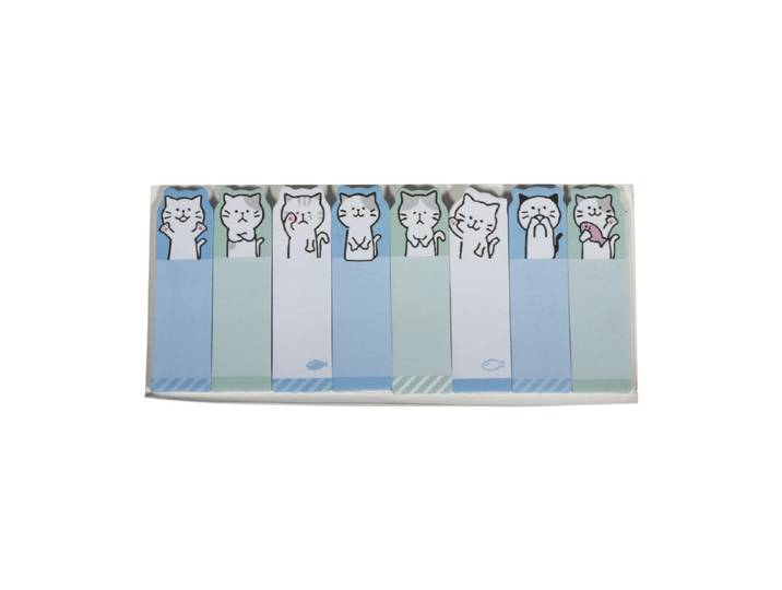 Rayher Memo-Stickers Kleine Katze 5.3 × 1.5 cm 8 Motive × 15 Blatt