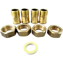Wolf Anschluss-Set Fittings 2 Schraubanschluß (Ms AG), für SL-78.."
