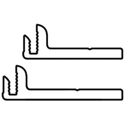 BKV Eifel, Profil + Stange, Beschlagaufnahmeprofile ROTO Eifel E6/C-0