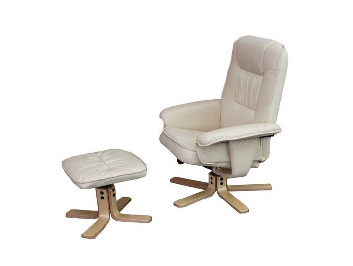 MCW Relaxsessel H56, Um 360° drehbar, Sessel neigbar, Bequeme Polsterung, Praktische Tasche