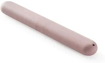 Uplifted Goods Portable Toothbrush Box Holder Cover For Travel And Bathroom pink