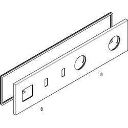 Hansgrohe Axor BGR Blende 2V iBoxI Hansgrohe Axor Starck Next chrom, 87711000 87711000