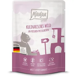 MjAMjAM 6 x 300g Quetschie Wild+Preiselbe Cat