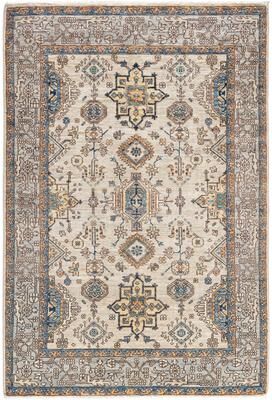 Overton "Serapi One-of-a-Kind Hand-Knotted Area Rug - Gray - 3' 11"" x 5' 9"""